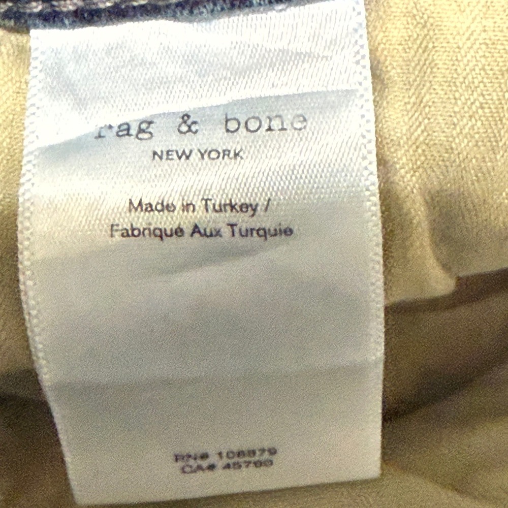 Rag & Bone Fit 2 Slim Jeans Camber Wash Mens 34x32 Blue Stretch - Picture 8 of 10
